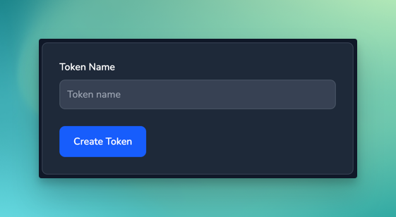 Create API Token