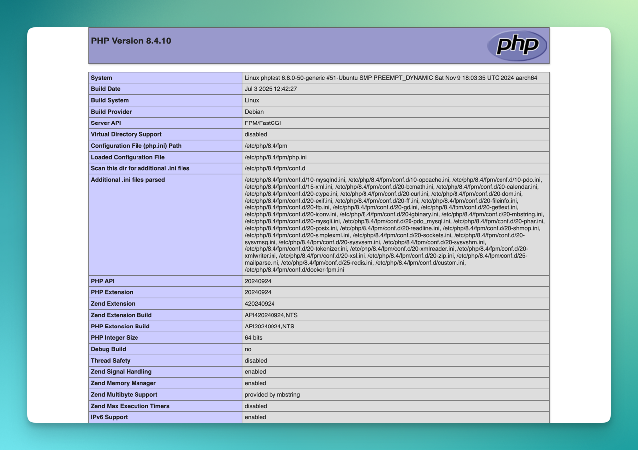 PHP Information