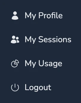 Profile Menu