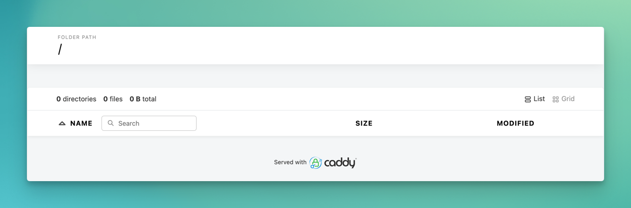 Caddy Server