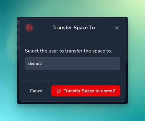Transfer Space